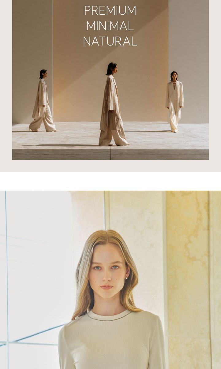 쏘내추럴 26FW 모닐리 소프트 티블라우스 3종