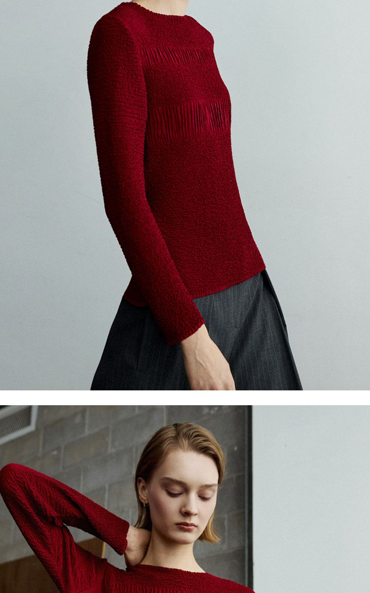 라플리 26FW 플로우 자수 블라우스
