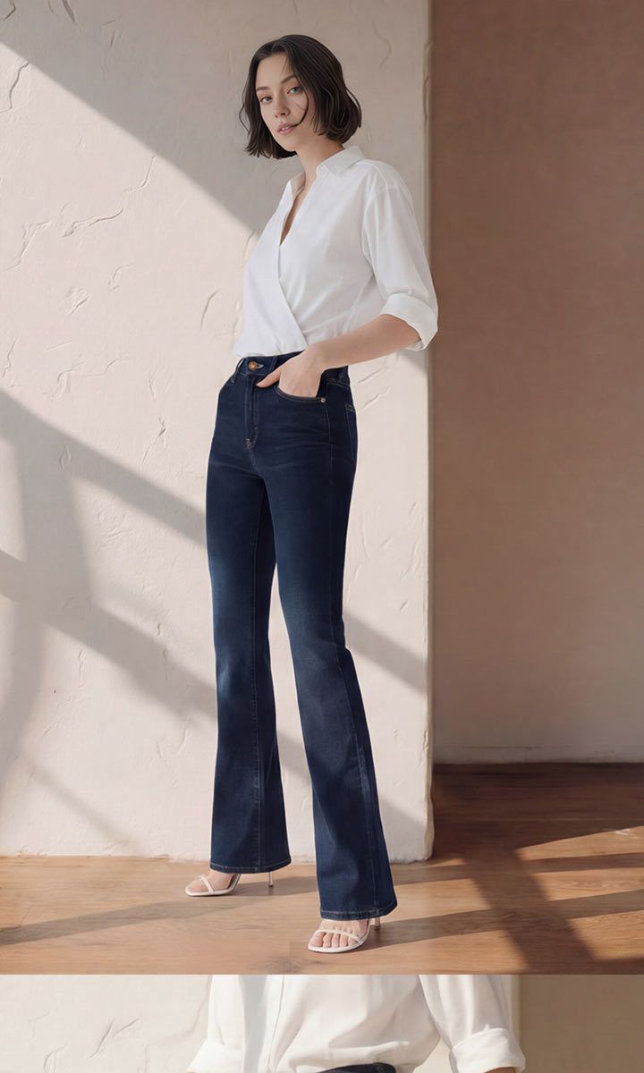 ACP 26FW 여성 플레어핏 소프트 데님 팬츠 3종