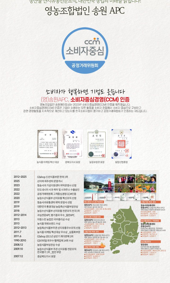 산지애 햇사과 5.4kg (2.7kg*2박스, 총 18~26과, 중과)