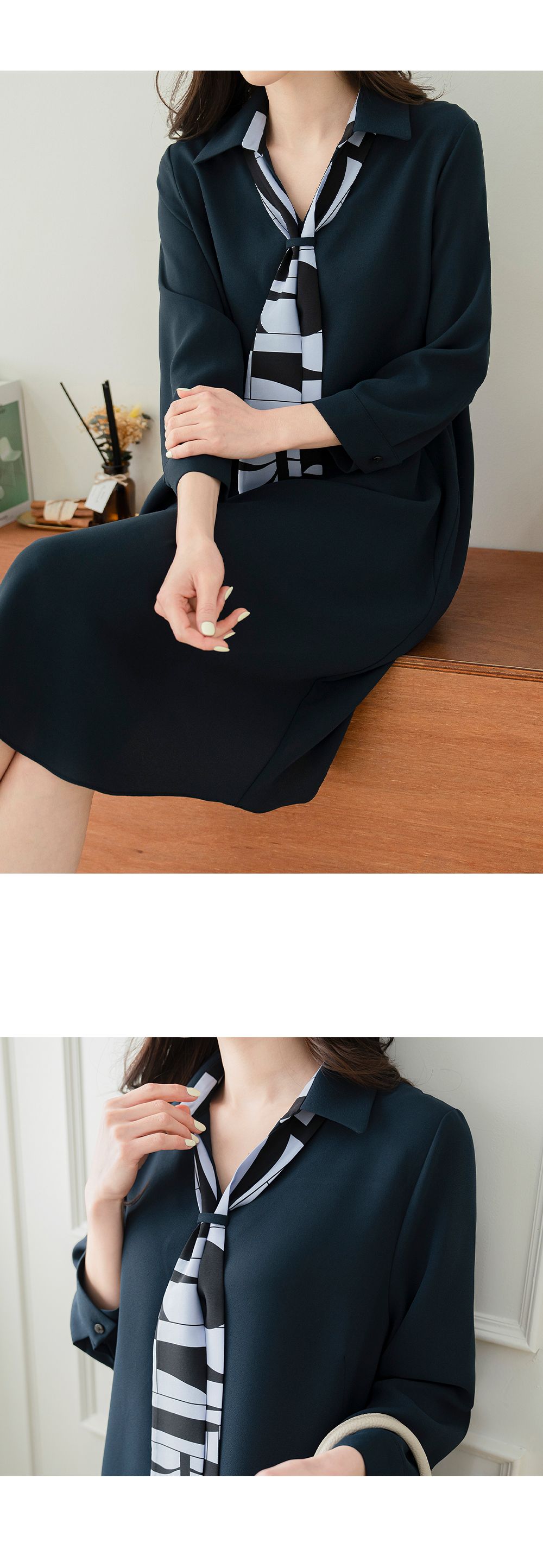 O23026BA 브랜카라타이원피스