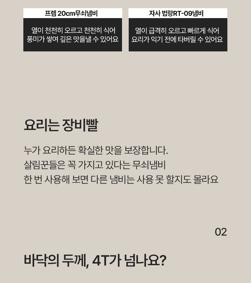 프렘 트러스트 무쇠냄비 20cm아이언팟 단품
