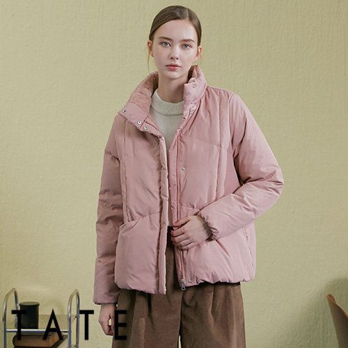 [TATE] 테이트  24FW 여성 NEW 더블 웜 유니크 보아퍼 덕 패딩 점퍼