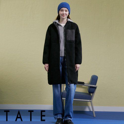 [TATE] 테이트 24FW 여성 NEW 더블 웜 리얼 플리스 리버시블 패딩 점퍼 1종