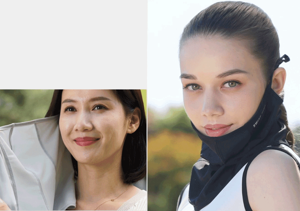 스위스클럽 UV 자외선 차단 쿨 마스크 3종