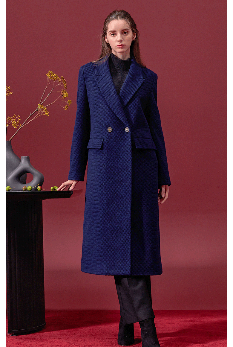 [적립금 10프로] 23FW 로맨티카 메리노울 캐시미어 블랜딩 코트