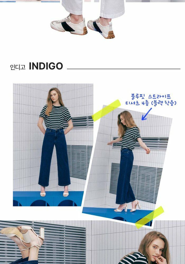 [카드 5%할인][24SS] 블루핏 썸머 와이드 데님 3종