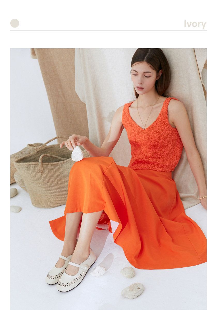 [에코에] 소가죽 위빙 컴포트화