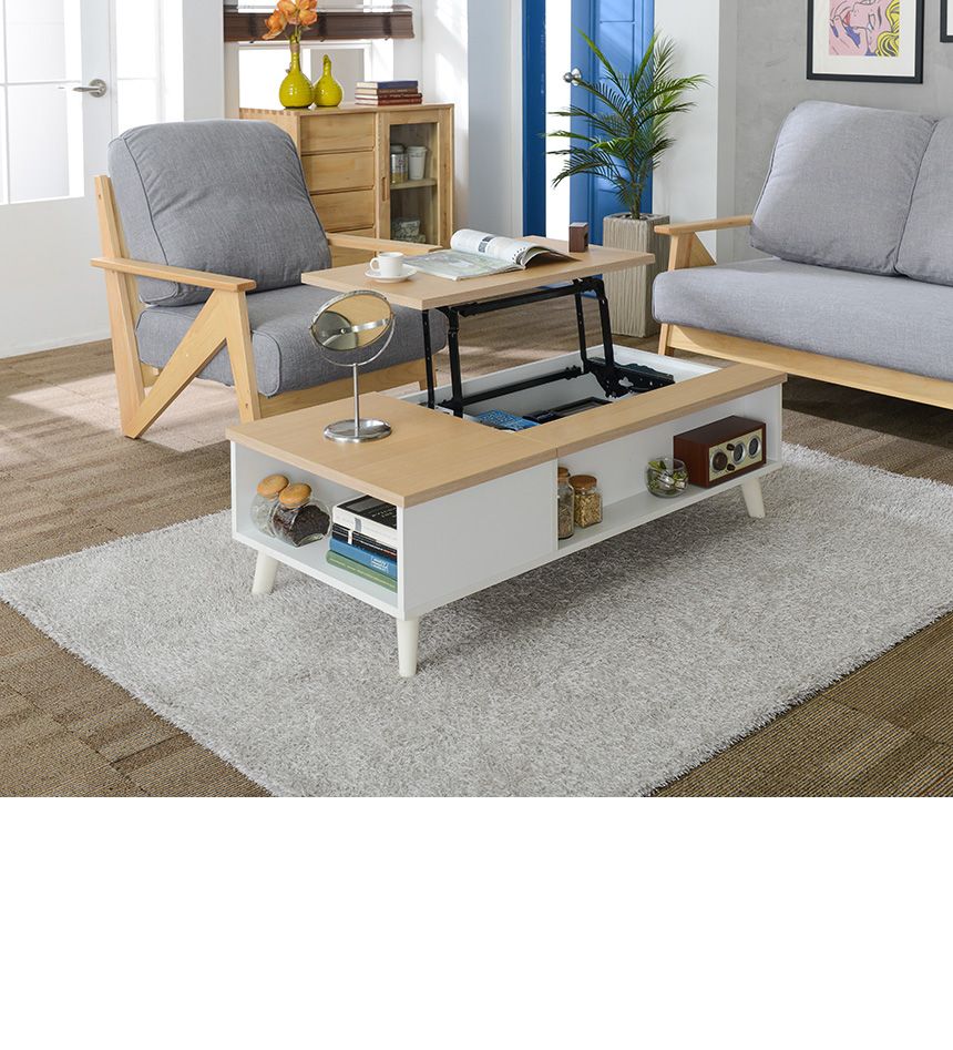 [로쏘]베키 트랜스폼 리프트 테이블 1200