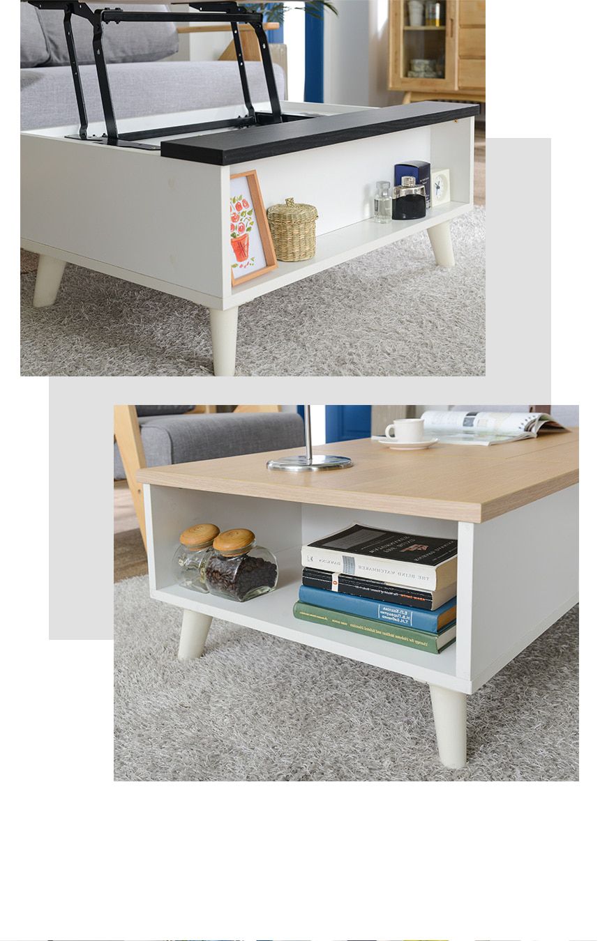 [로쏘]베키 트랜스폼 리프트 테이블 1200