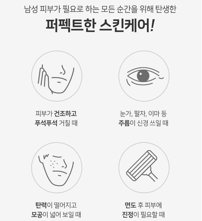 [코리아나화장품] 위네이지 옴므 퍼펙티 스킨케어 세트