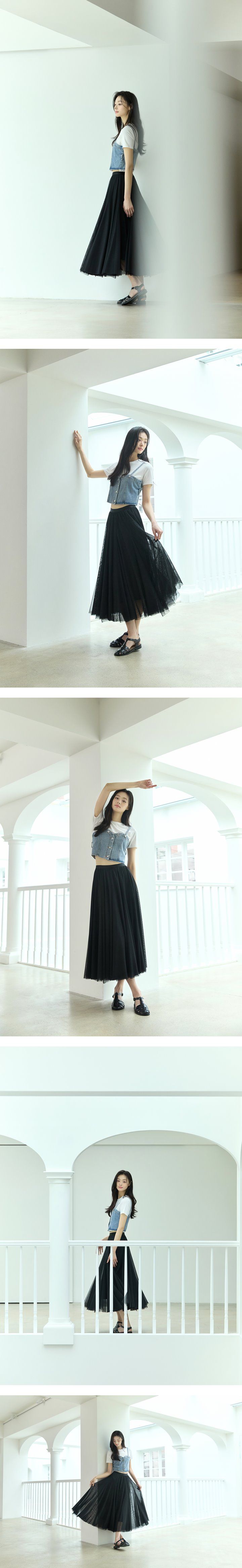 아뜰리에마졸리 튤 레이어 샤 스커트 1종 [런칭 가격 69,900원]