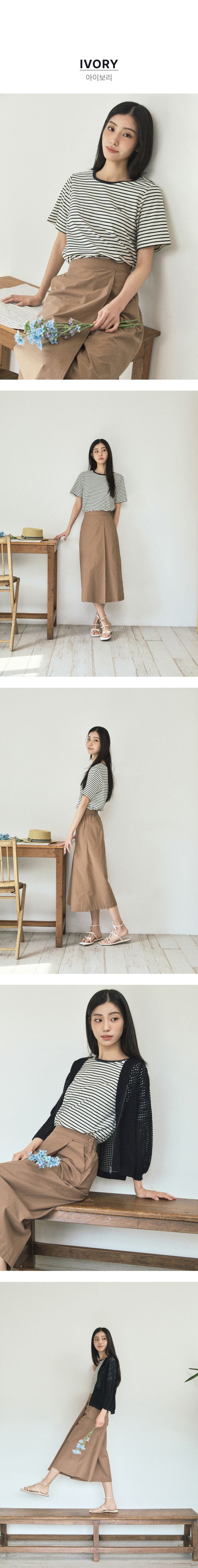 스튜디오디페 링거 스트라이프 티셔츠 3종[런칭 가격 69,900원]