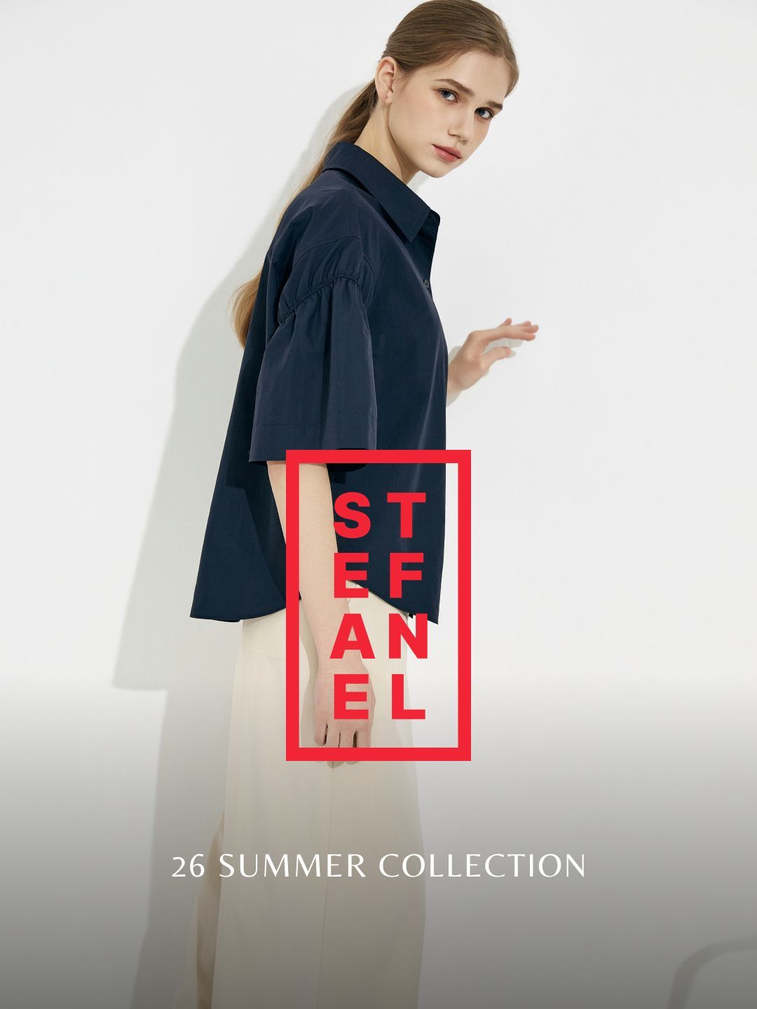 스테파넬 에어리 나일론 하프셔츠2종+이너탑[런칭 가격79,900원]