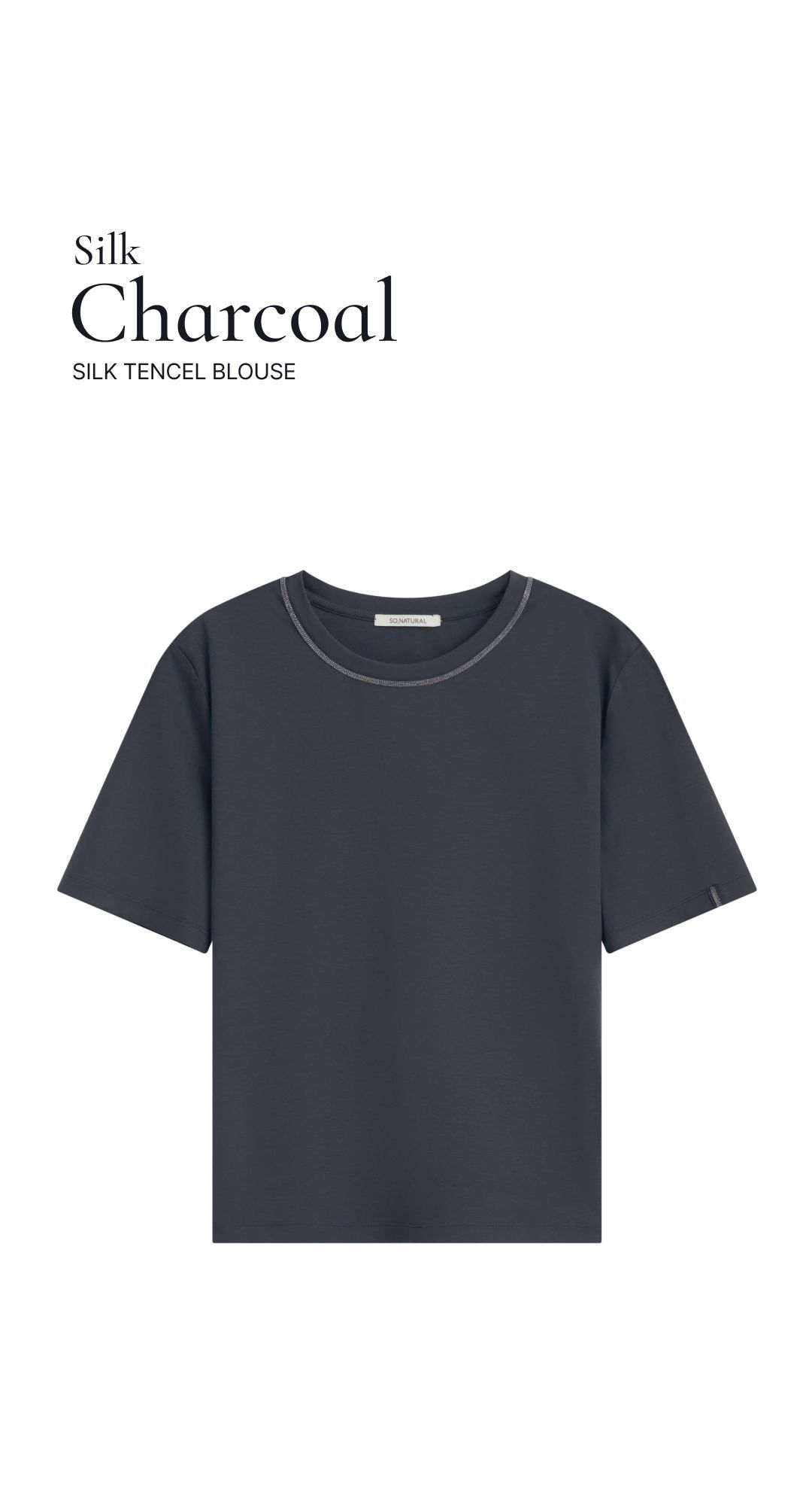 쏘내추럴 실크 텐셀 블라우스 2종 [런칭 가격 89,900원]