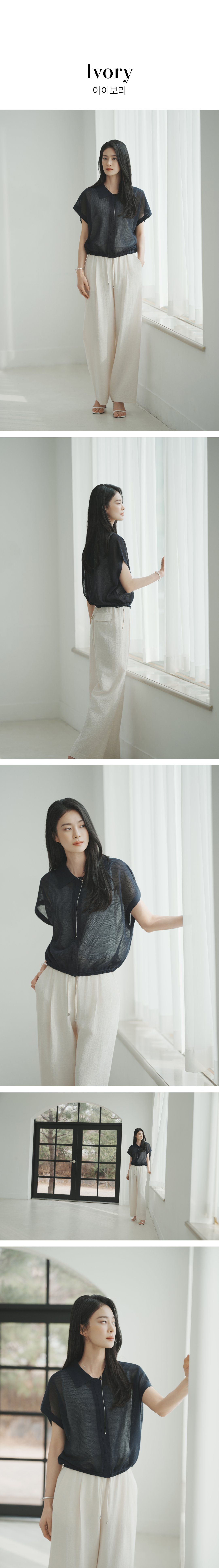 모르간  프렌치린넨 밴딩팬츠 3종 [런칭 가격 79,900원]
