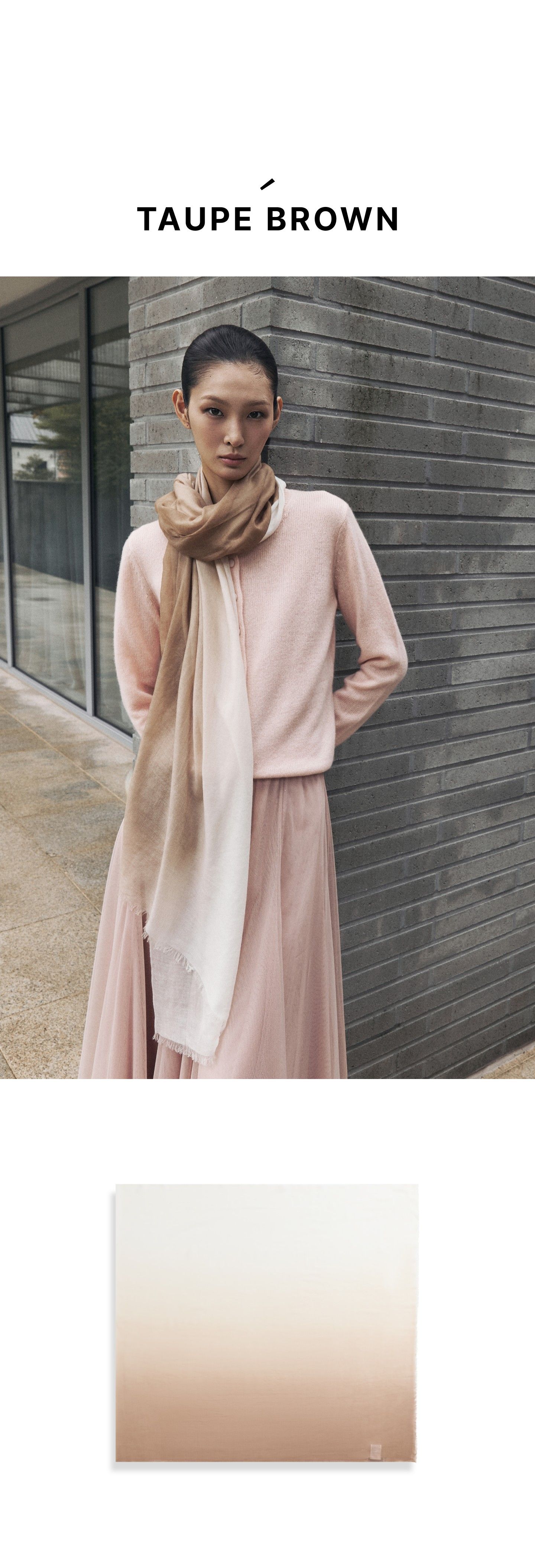 르네크루 26FW 소모 울100 빅 숄